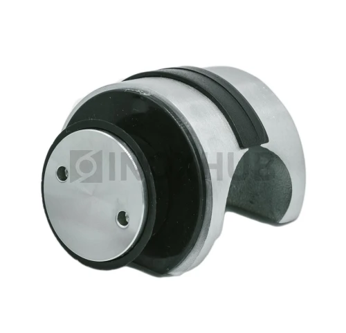 Крепление (831 SSS) трека Ø25 мм к cтеклу под зенковку, нерж. сталь матовая