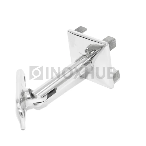 Наконечник штырь литой облегченный с ложементом (Ø50.8) регулируемый, 40.0×40.0 мм, AISI 304, GRIT 600