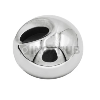 Соединение поручня со стойкой под 30°, Ø50.8 мм, AISI 316, GRIT 600