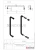 Ручка-полотенцесушитель (621-400 BLC), Ø19.0 м/о 400 мм, Черный мат