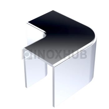 Уголок 90° (766 PC) для профиля 756, пластик хром