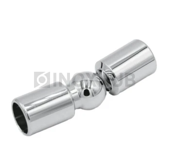 Соединитель штанги (915 PC) произвольный угол, штанга Ø19 мм, полированный хром