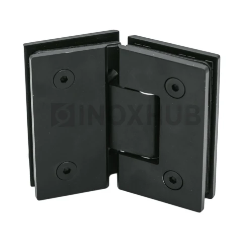 Петля (302 BLC) стекло-стекло 135°, нерж. сталь Черный мат