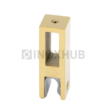 Держатель стекла (345 Gold) вертикальный, штанга 30×10 мм, под Золото