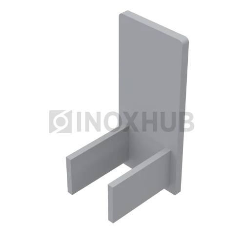 Заглушка для П швеллер 24, пластик серый