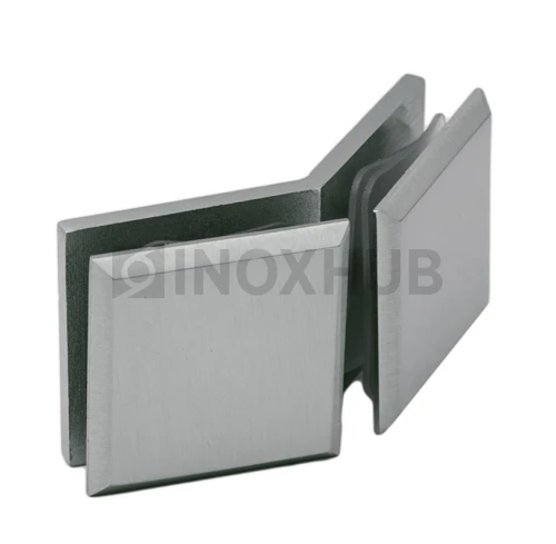 Коннектор (726 SC) стекло-стекло 135°, матовый хром