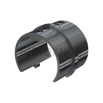 Соединительная муфта для поручня с пазом, Ø48.3 мм, AISI 304, GRIT 320