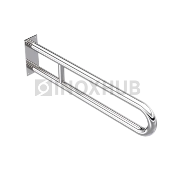 Поручень двойной фиксированный, Ø38 мм, AISI 201, GRIT 600