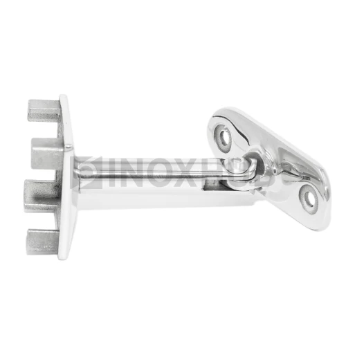 Наконечник штырь литой облегченный с ложементом (Ø50.8) регулируемый, 40.0×40.0 мм, AISI 304, GRIT 600