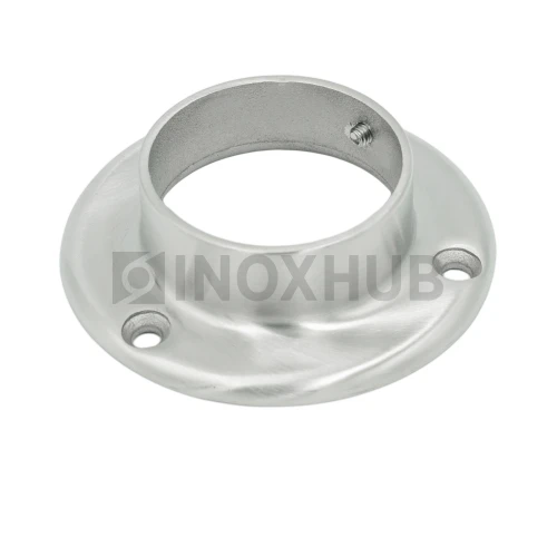 Фланец настенный литой, Ø50.8 мм, AISI 304, GRIT 320