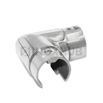 Отвод для поручня с пазом, Ø48.3 мм, AISI 304, GRIT 600