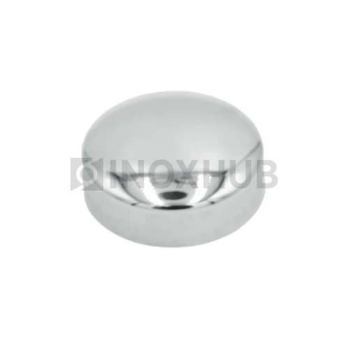 Заглушка внешняя штамп., Ø50.8 мм, AISI 316, GRIT 600