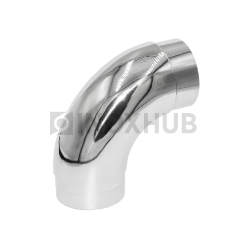 Отвод со вставками, Ø50.8×1.5 мм, AISI 201, GRIT 600