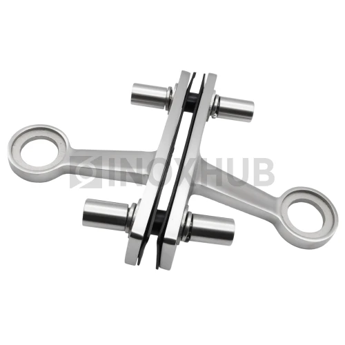 Спайдер на ребро жесткости 2 точки, AISI 316, GRIT 320