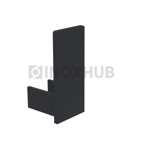 Заглушка для П швеллер 24, пластик черный