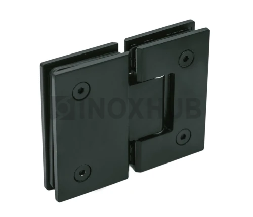 Петля (303 BLC) стекло-стекло 180°, нерж. сталь Черный мат