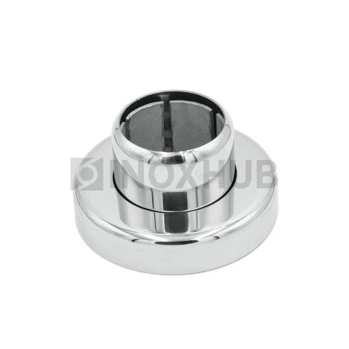 Фланец цанговый cборный, Ø42.4 мм, AISI 304, GRIT 600