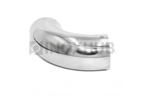 Отвод деревянного или пластикового поручня, Ø49.0 мм, AISI 201, GRIT 600