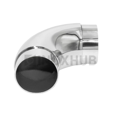 Отвод со вставками, Ø50.8×1.5 мм, AISI 201, GRIT 600