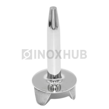 Наконечник штырь сварной облегченный, Ø38.1 мм, AISI 316, GRIT 600