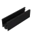 Профиль нижний п-обр. (763 BLC), L=2200 мм, стекло 8.0 мм, алюминий, Черный мат