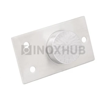 Нижний шарнир (110-12 SSS), нерж. сталь матовая