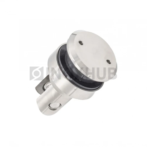 Точечное крепление (545а SSS) стекло-штанга без зенковки, AISI 304, нерж. сталь матовая