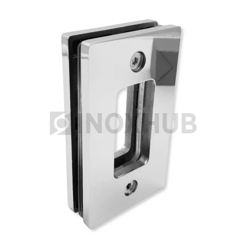 Ручка для раздвижной двери (066 PSS), 123×70 мм, стекло 8.0-12.0 мм, нерж. сталь полированная