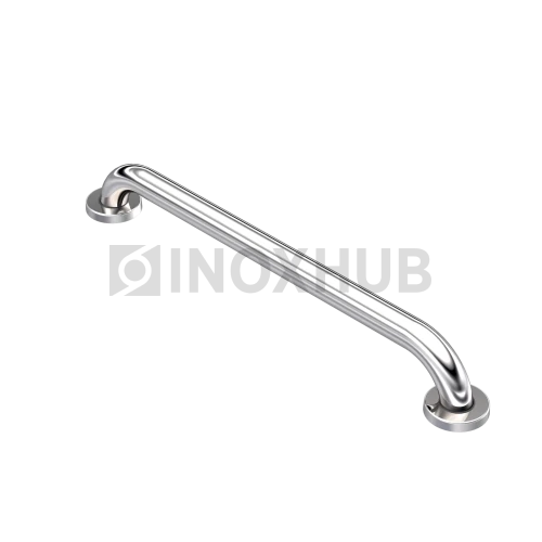 Поручень настенный прямой, L=600 мм, Ø38 мм, AISI 201, GRIT 600