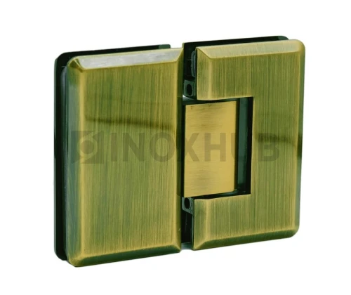 Петля (303 Bronze) стекло-стекло 180°, под Бронзу