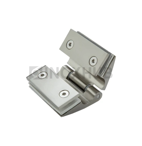 Петля (512 SC) стекло-стекло, открывание наружу, матовый хром