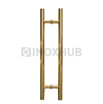 Ручка (633-600 Gold) 32×425×600 мм, стекло 8-12 мм, под Золото