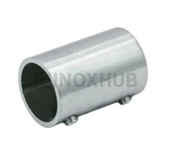 Соединитель штанги (901 SSS), штанга Ø19 мм,  нерж. сталь матовая