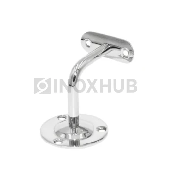 Крепление пристенного поручня с ложементом (Ø50.8), AISI 304, GRIT 600