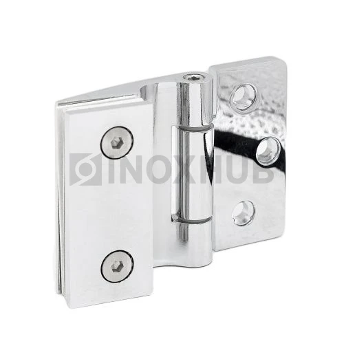 Петля (513 PC) стена-стекло, открывание наружу, полированный хром