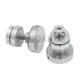 Крепление (449 SSS) трека 30×10 к стеклу, нерж. сталь матовая