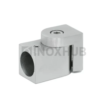 Держатель штанги (908 SSS) поворотный, штанга Ø19 мм, нерж. сталь матовая