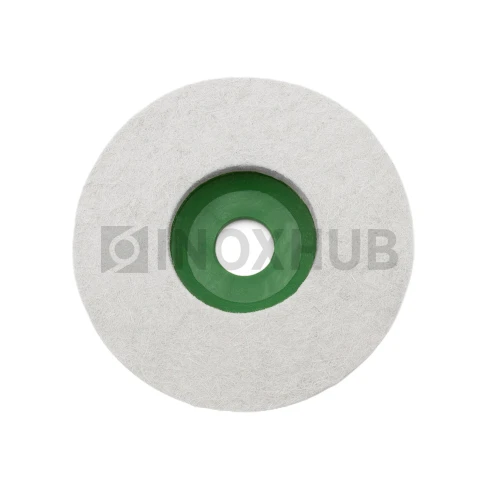 Войлок очищенный (белый), для тонкой полировки, Ø100х8х16 мм