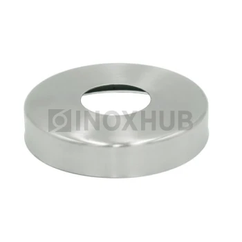 Низ стойки большой декоративный, Ø38.1×105.0 мм, AISI 304, GRIT 320