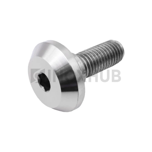 Винт М14, шаг Р=2 длина 50 мм, AISI 316, GRIT 320