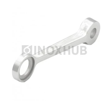 Половина У-образного спайдера, ДЛИННЫЙ, AISI 316, GRIT 320