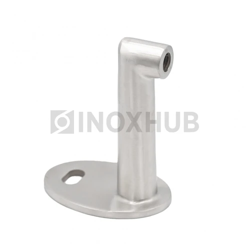 Крепление рутеля к стене вертикальное, AISI 316, GRIT 320