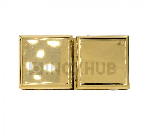 Коннектор (724 Gold) стекло-стекло 180°, под Золото