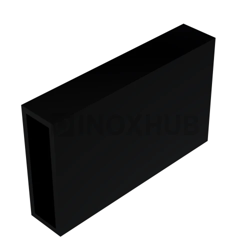 Трек (310-3 BLC), 30×10×3000 мм, нерж. сталь Черный мат