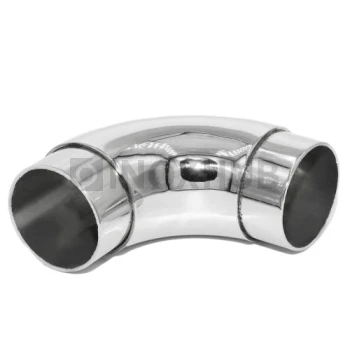 Отвод со вставками, Ø50.8×1.5 мм, AISI 304, GRIT 600