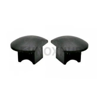 Заглушка (614 aura-L+R) для профиля (левая+правая), черный