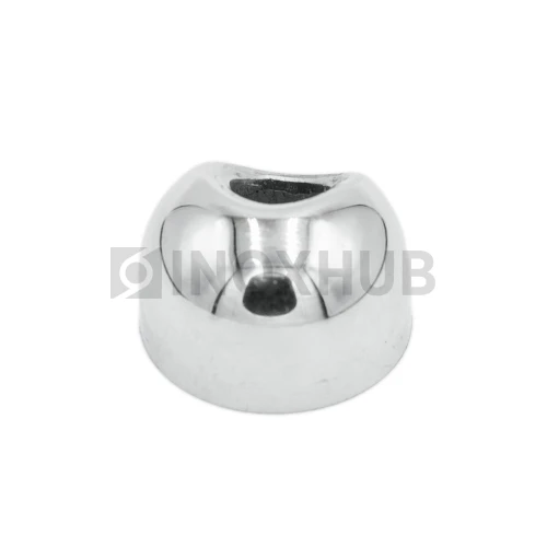 Соединение поручня со стойкой штамп. под 30°, Ø25.4 мм, AISI 304, GRIT 600