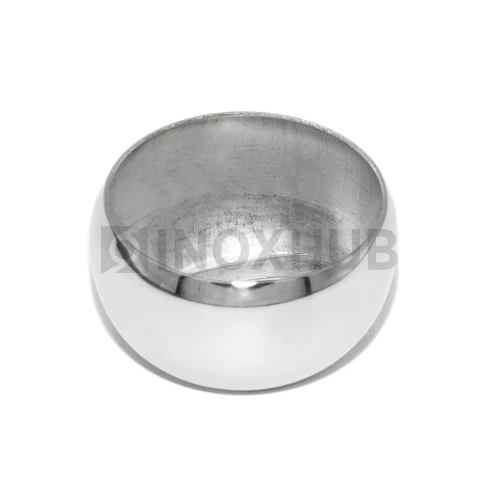 Соединение поручня со стойкой штамп. под 90°, Ø38.1 мм, AISI 316, GRIT 600