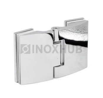 Петля (512 PC) стекло-стекло, открывание наружу, полированный хром