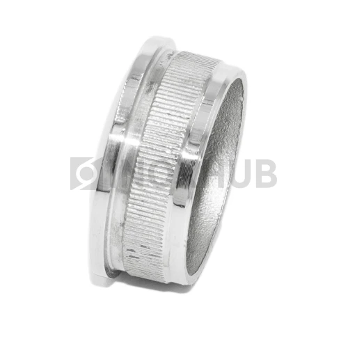 Заглушка литая плоская, Ø38.1 мм, AISI 304, GRIT 600